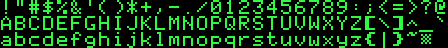 Apple ][ system font