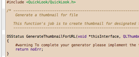 Screenshot of the Humane Theme and Panic Sans 12 point inside Xcode 3