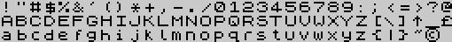 Sinclair ZX Spectrum system font