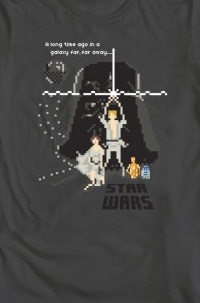 Star Wars pixel shirt from We Love Fine