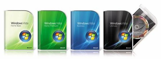 Windows Vista packaging