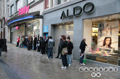 The 'queue' for the PS3 at HMV