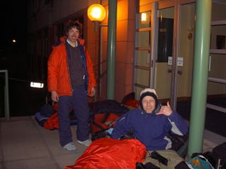 SAS team outside Charles Frossard House