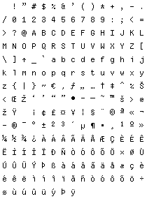 Preview of the AltoMono font