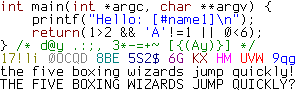 Sample of Envy Code A in 10pt regular